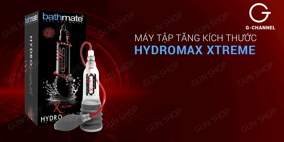 Máy tập dương vật Hydromax Xtreme bơm tay áp suất nước tăng kích thước hiệu quả