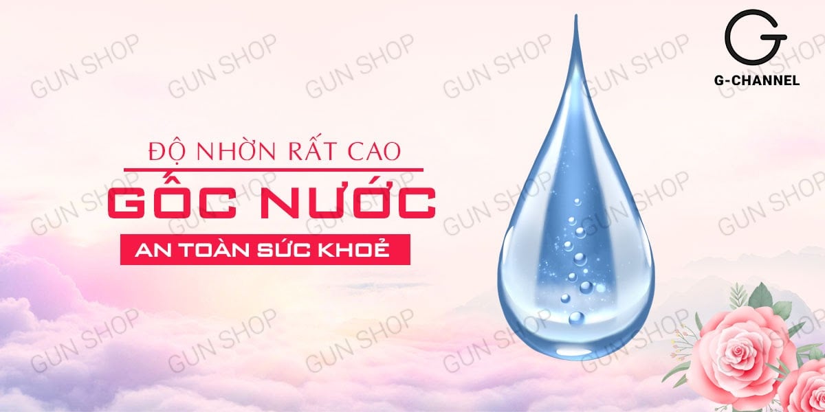 Gel bôi trơn hương hoa hồng Cokelife hồng 100ml kích thích