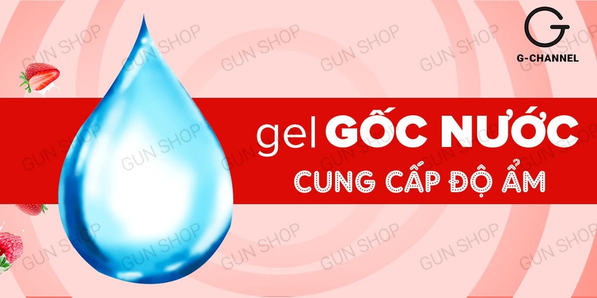 Gel bôi trơn Love Kiss hương dâu 100ml tăng khoái cảm