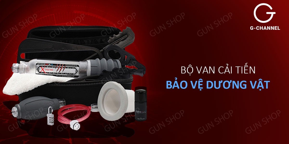 Máy tập dương vật Hydromax Xtreme bơm tay áp suất nước tăng kích thước hiệu quả