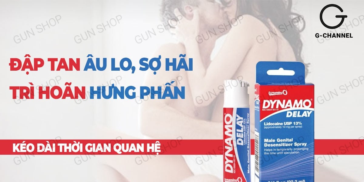 Bảng giá Chai xịt Mỹ Dynamo Delay - Kéo dài thời gian - Chai 22ml cao cấp