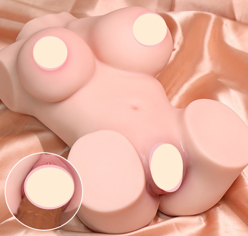 Đại lý Búp bê tình dục Silicon bán thân 700g âm đạo giả nguyên khối giống thật hàng mới về