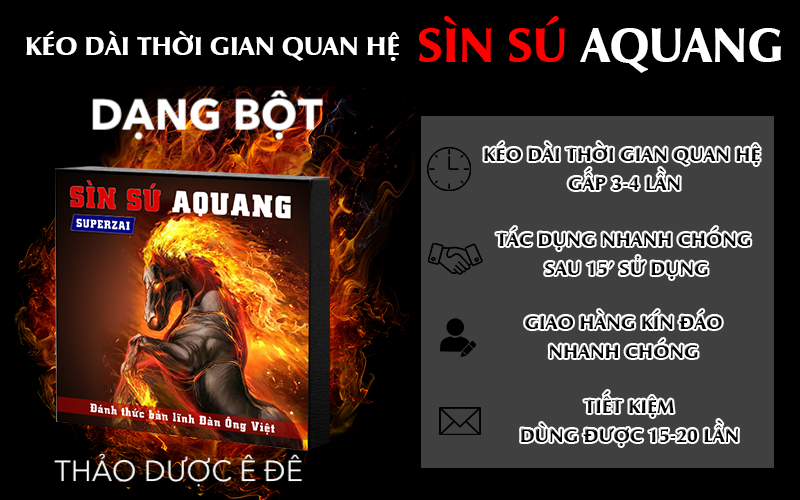Cao sìn sú AQuang thảo dược chính hãng tăng cường sinh lý nam hiệu quả