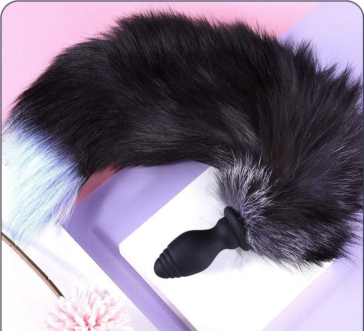 Đuôi Cáo SiliCon Cosplay Có Rung Điều Khiển Từ Xa Đuôi Chồn Cắm Hậu Môn