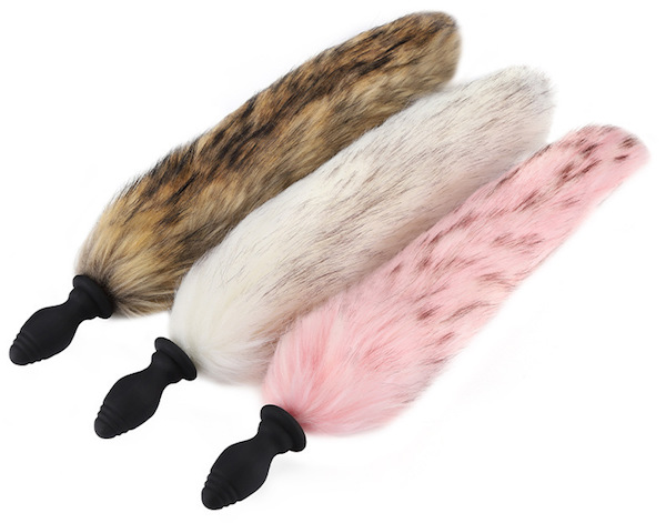 Đuôi Cáo SiliCon Cosplay Có Rung Điều Khiển Từ Xa Đuôi Chồn Cắm Hậu Môn