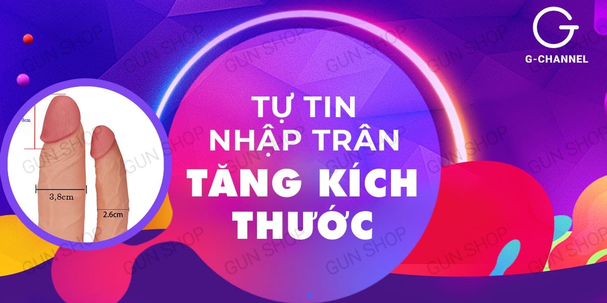 Cung cấp Bao cao su đôn dên tăng kích thước Lovetoy 2 đầu cao cấp Cung cấp Bao cao su đôn dên tăng kích thước Lovetoy 2 đầu cao cấp